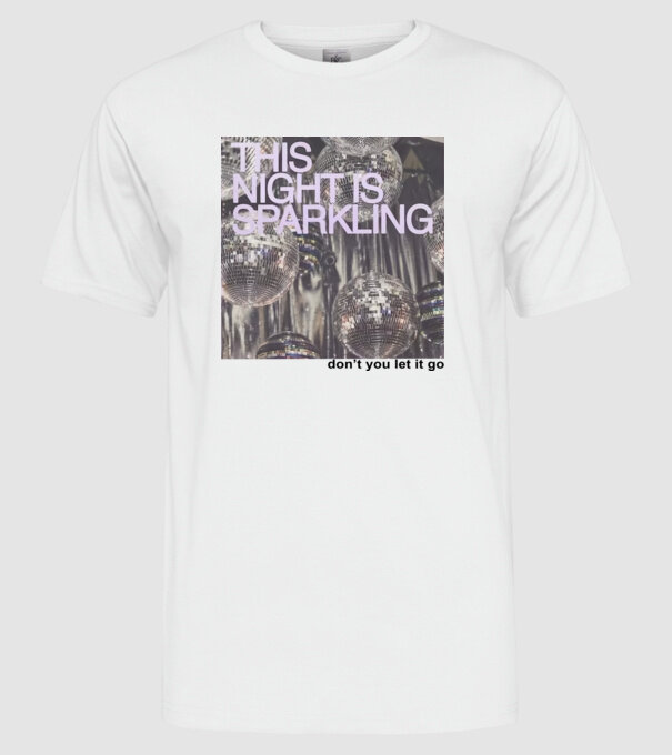 Taylor Swift this night 2 model alb pe tricou