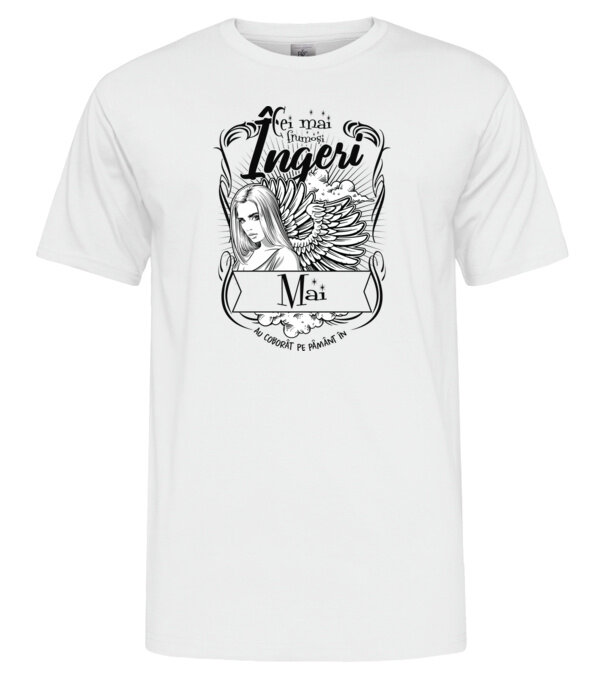  model  pe tricou