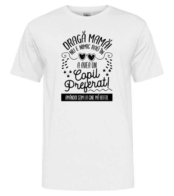  model  pe tricou