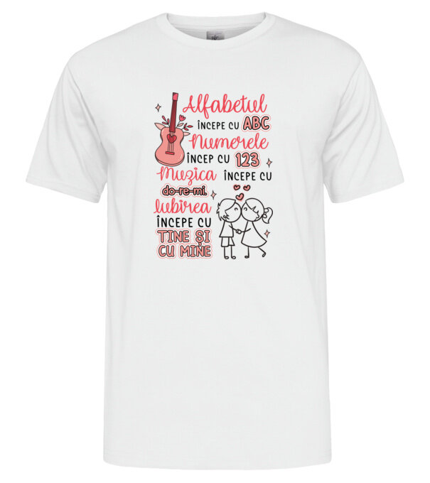  model  pe tricou