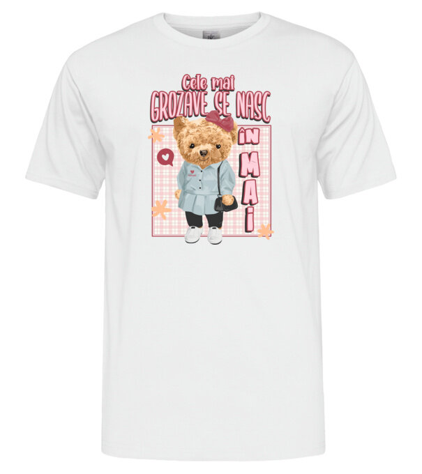  model  pe tricou
