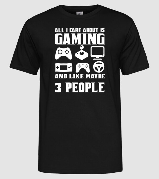 All i care about... model negru pe tricou