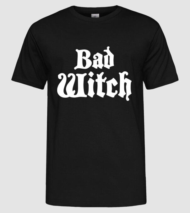 Bad Witch tricou cuplu model negru pe tricou