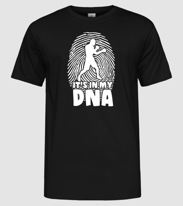 Boxer DNA model negru pe tricou