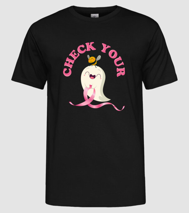 Check your boo-bees model negru pe tricou