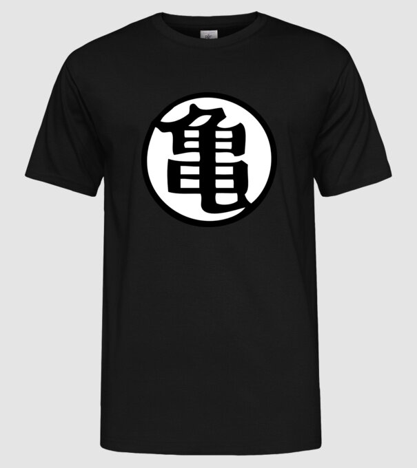 Dragon Ball Z logo model negru pe tricou