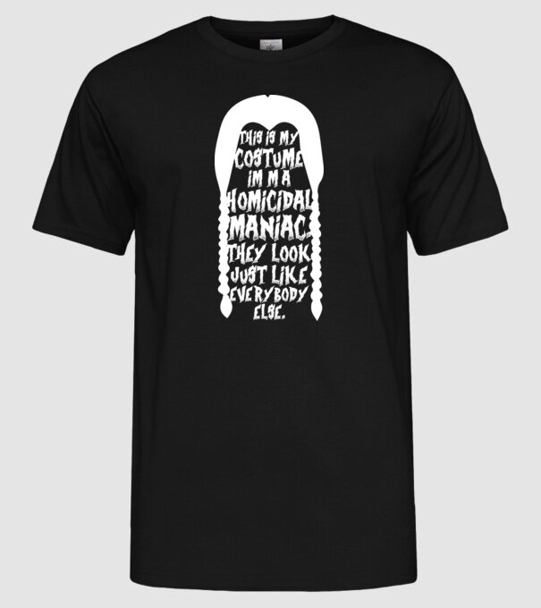 Acesta este costumul meu model negru pe tricou