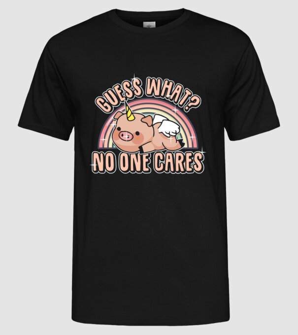Guess what purcel model negru pe tricou