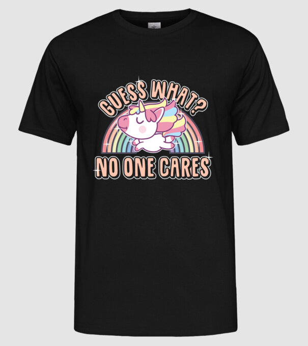 Guess what Unicorn model negru pe tricou