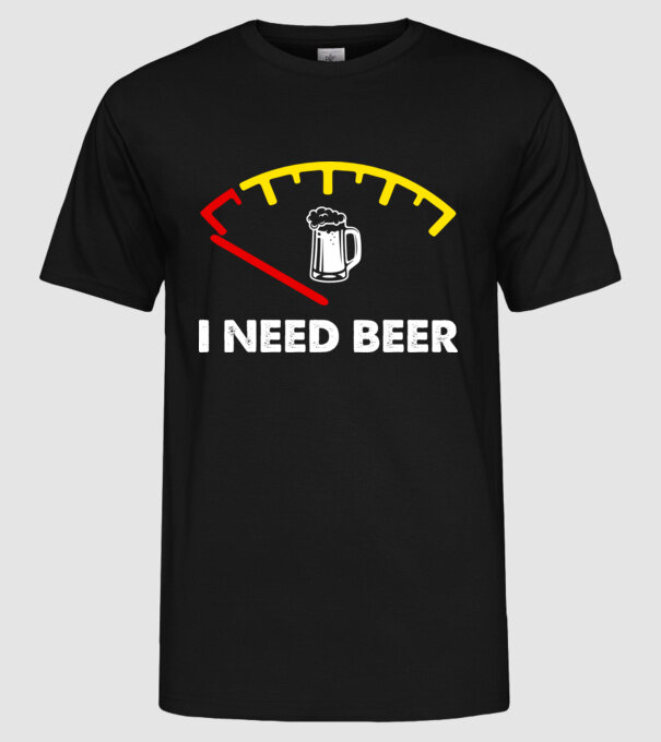 I need beer model negru pe tricou