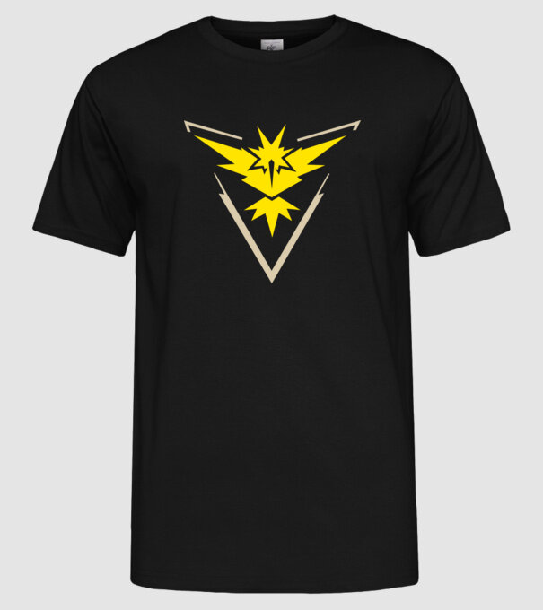 Instinct team logo model negru pe tricou