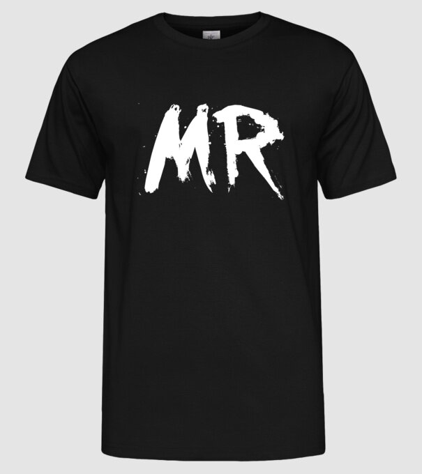 Mr. model negru pe tricou