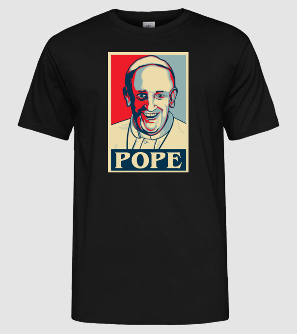 Poster Papa model negru pe tricou
