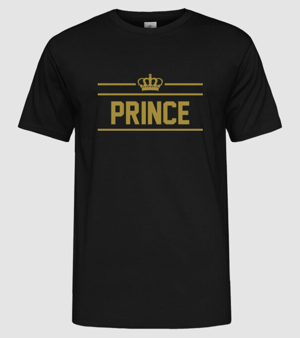 Prince model negru pe tricou