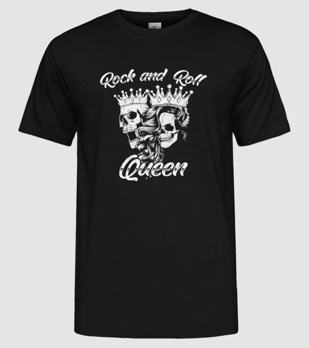 RNR QUEEN model negru pe tricou