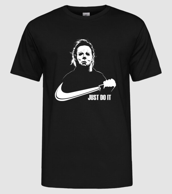 Serial killer model negru pe tricou