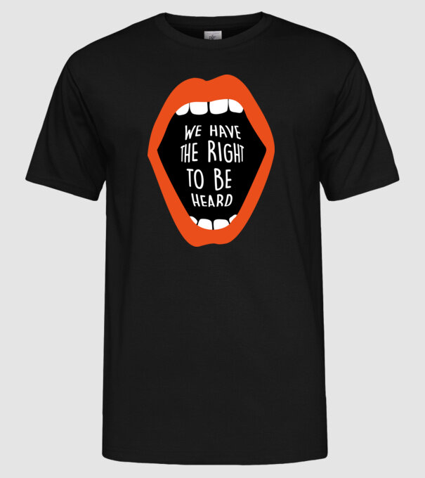 Libertatea de exprimare model negru pe tricou