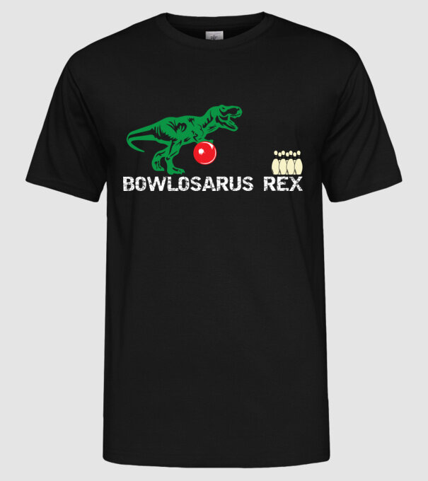 Trex model negru pe tricou