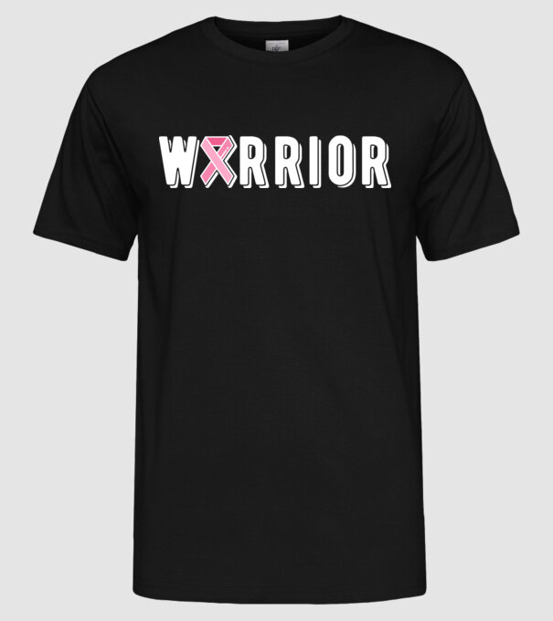 Warrior model negru pe tricou