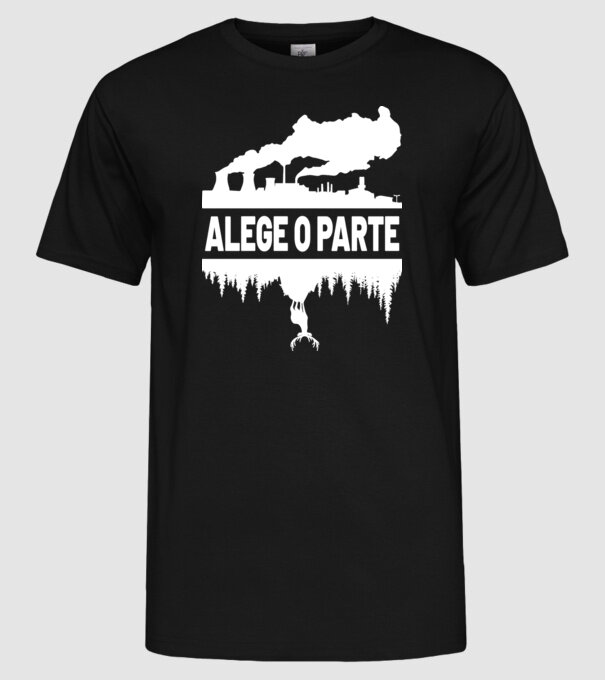Alege o parte model negru pe tricou