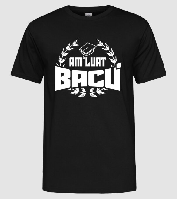Am luat bacu model negru pe tricou