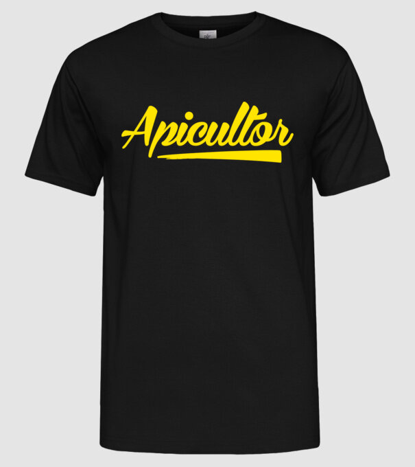 Apicultor model negru pe tricou