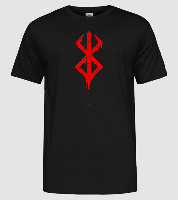 Berserk logo model negru pe tricou