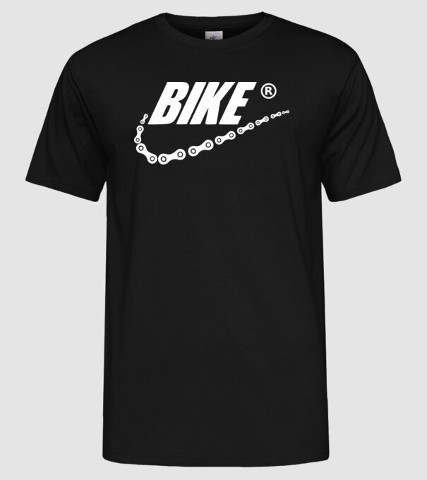 Bike model negru pe tricou
