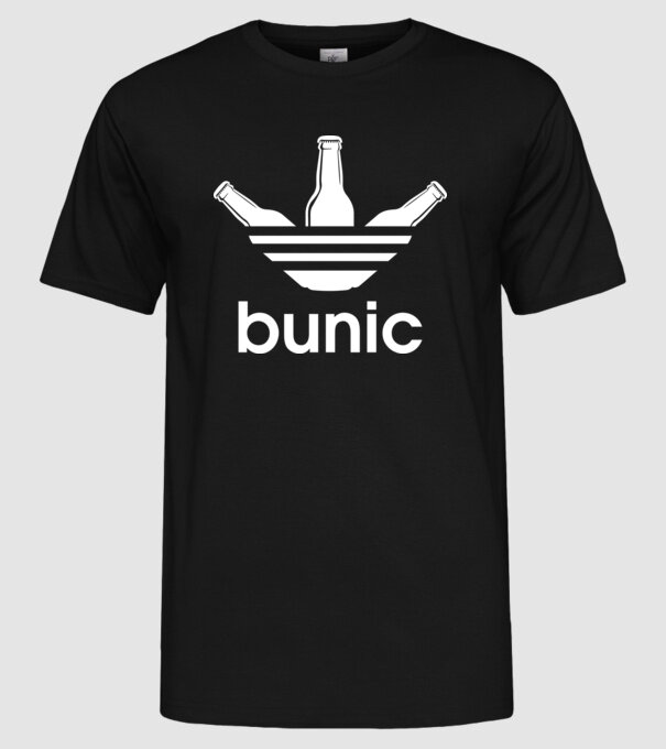Bunicdidas model negru pe tricou