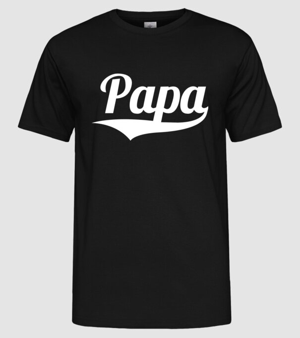 bunicul model negru pe tricou