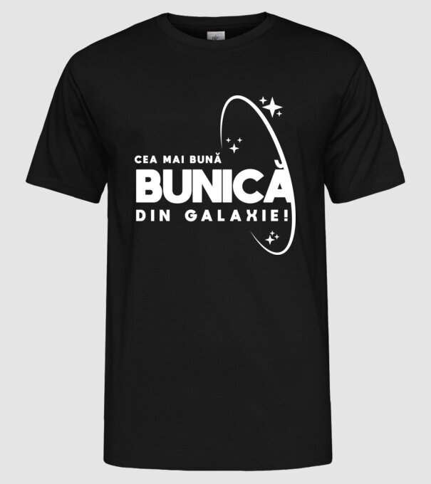 Cea mai bună mamă din Galaxie! model negru pe tricou