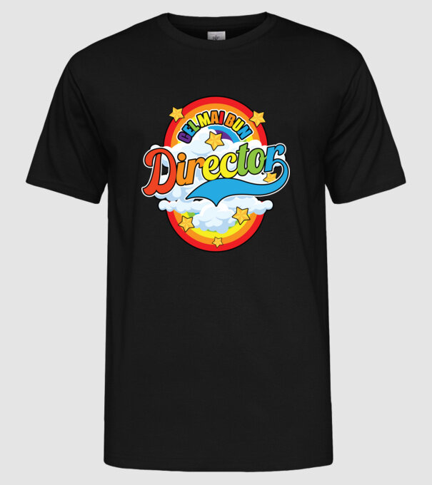 Cel mai bun director model negru pe tricou