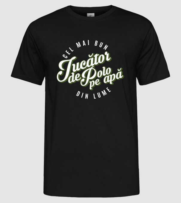 Cel mai bun Jucător de polo pe apă din lume model negru pe tricou