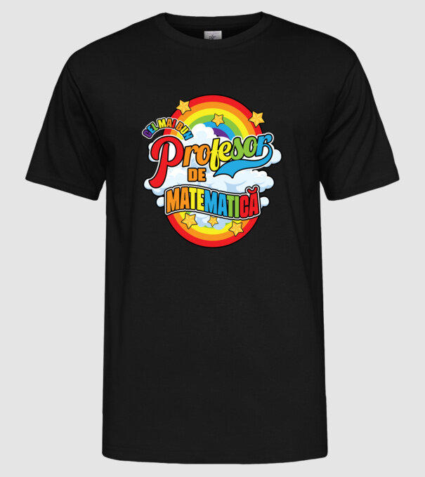 Cel mai bun matematică model negru pe tricou