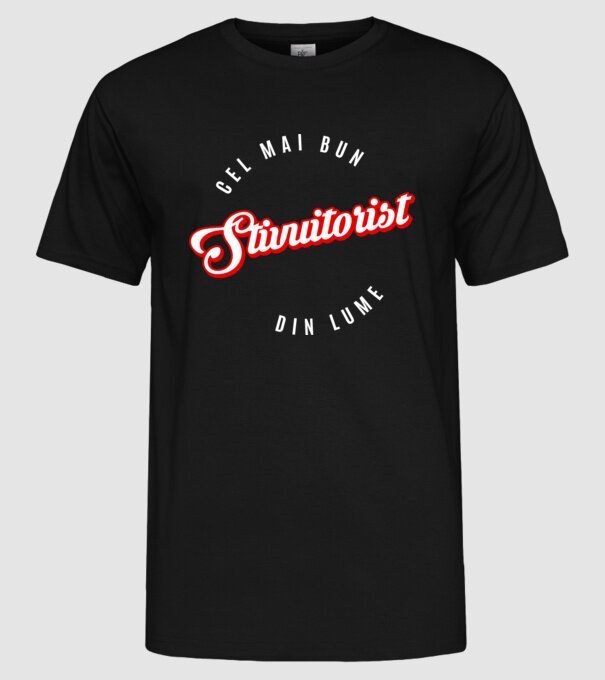 Cel mai bun STIVUITORIST din lume model negru pe tricou