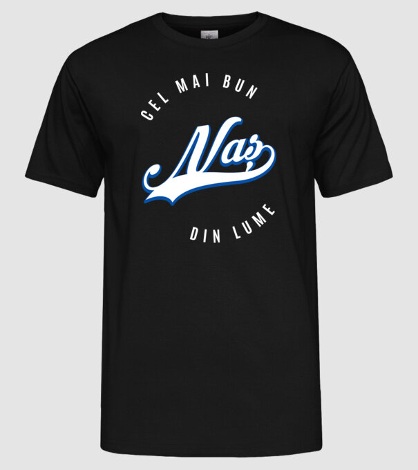 Cel mai bun NAȘ din lume model negru pe tricou