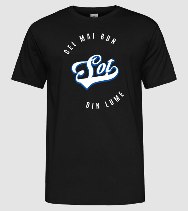 Cel mai bun SOȚ din lume model negru pe tricou