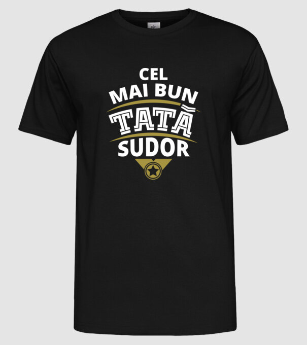 Cel mai bun tată sudor model negru pe tricou