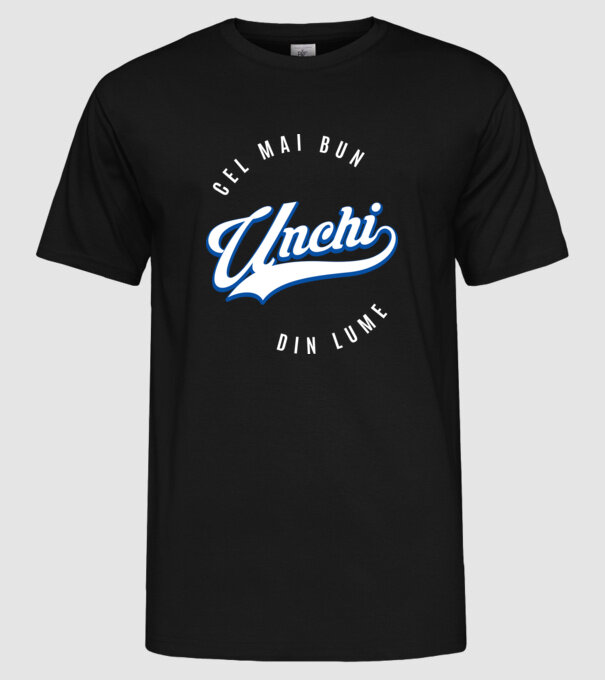 Cel mai bun UNCHI din lume model negru pe tricou