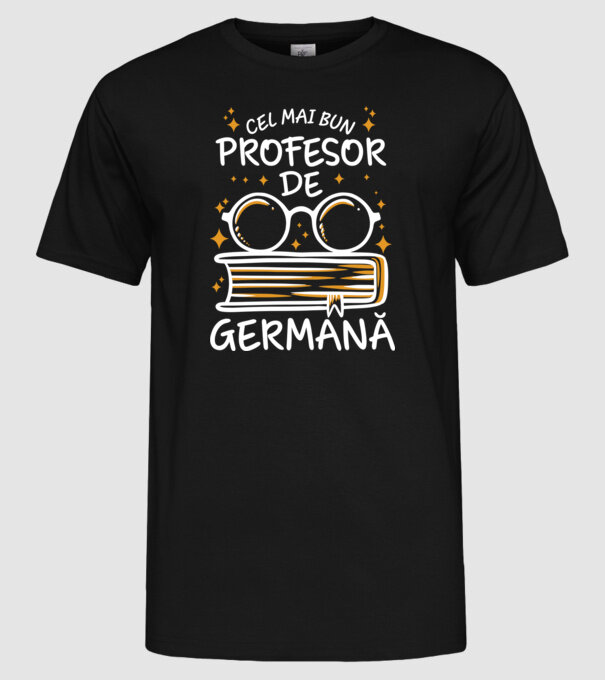 Cel mai profesor germană model negru pe tricou