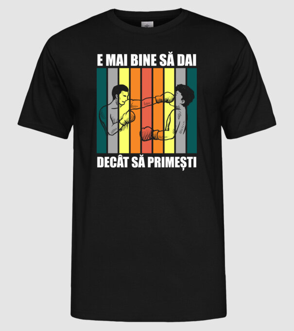 E mai bine să dai decât să primești model negru pe tricou