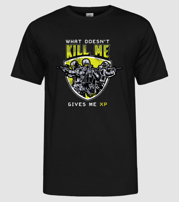Gamer xp model negru pe tricou