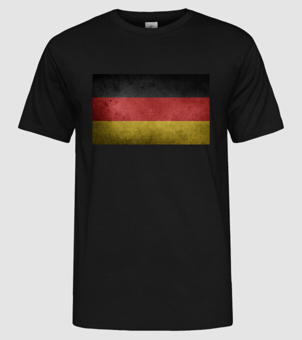 GERMANY model negru pe tricou