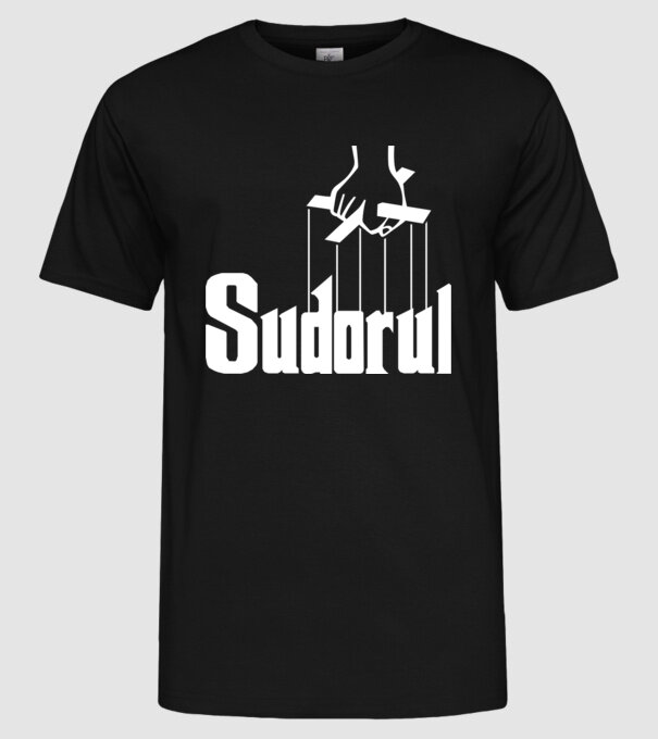 Sudorul model negru pe tricou