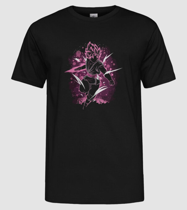 goku training model negru pe tricou