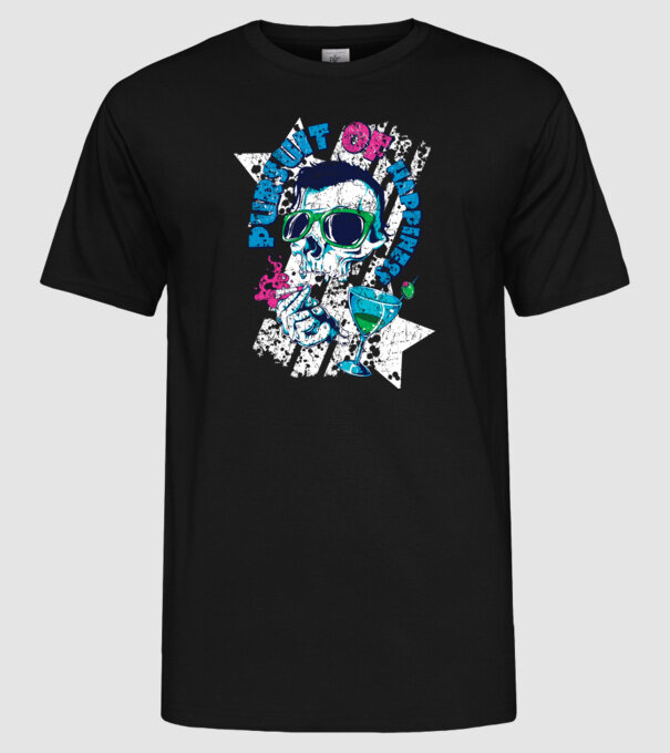 Graffiti model negru pe tricou