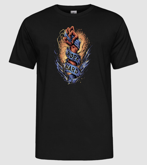 Graffiti model negru pe tricou