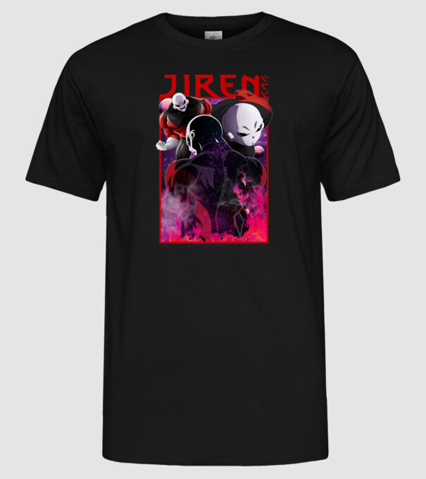 jiren dragonball model negru pe tricou