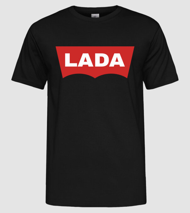 Lada Levis model negru pe tricou