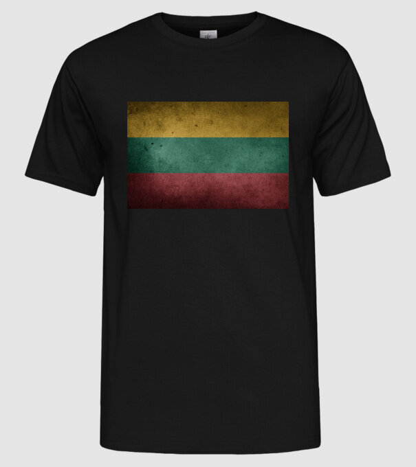 LITHUANIA model negru pe tricou